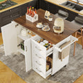 Carrello da cucina: in legno, con cassetti, pieghevole, con ruote