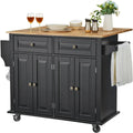 Rolling Kitchen Island Cart on Wheels – con ripiani, con cassetti