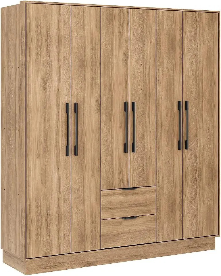 Armadio – FEOVA, con cassetti, 6 ante, 2 cassetti