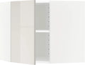 IKEA Pensile ad angolo METOD con ripiani – 68 × 60 cm, grigio