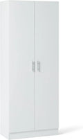 Armadio — con ripiani, 2 ante, 60 × 31, 5 × 152, 5 cm, bianco