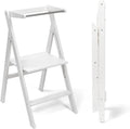 Ette Tete Torre di apprendimento pieghevole con altezza regolabile STEP'n'FOLD: bianco