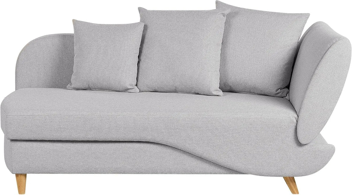 Sedia — rivestimento in tessuto, con contenitore, grigio