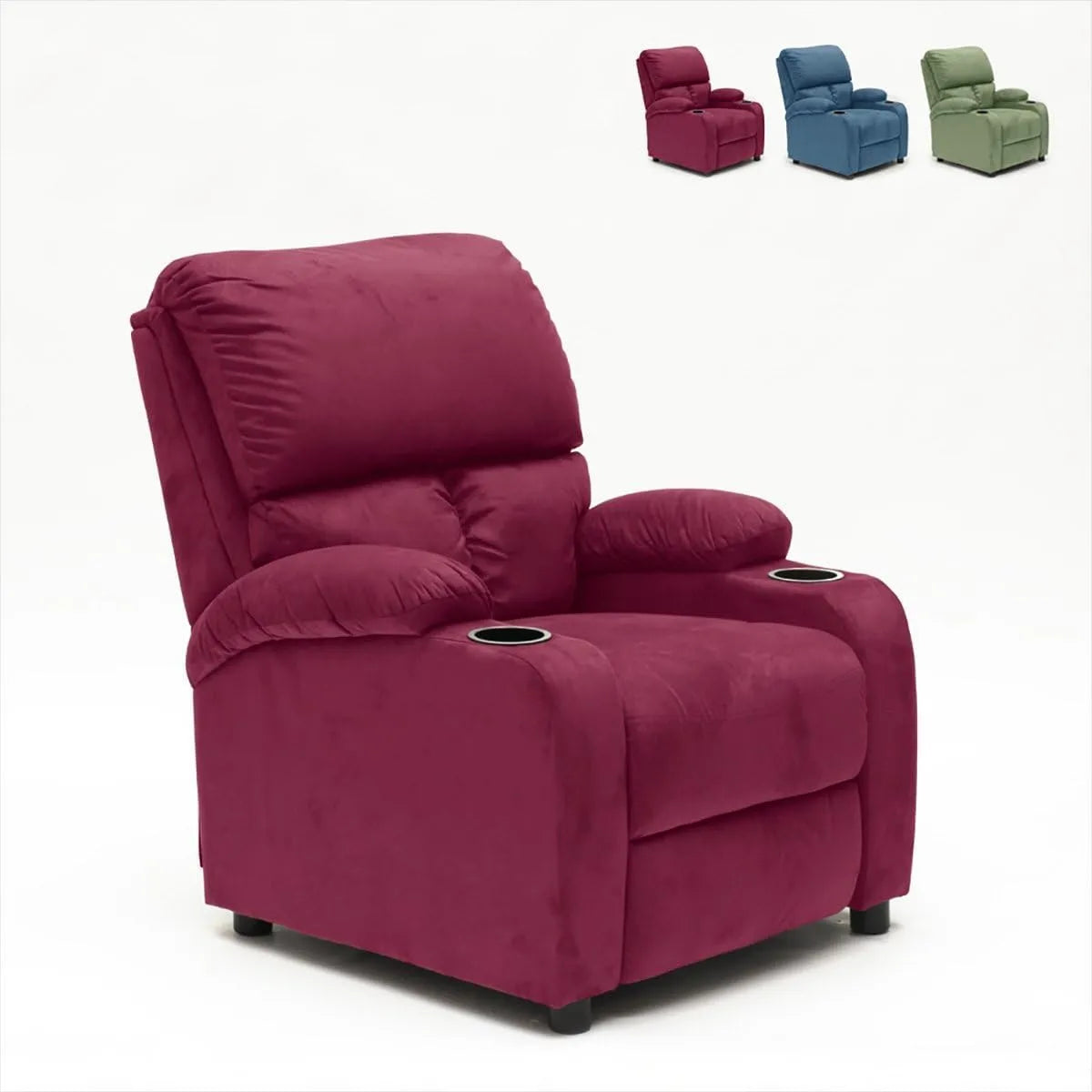 Poltrona relax e poltrona reclinabile — Rosa, reclinabile