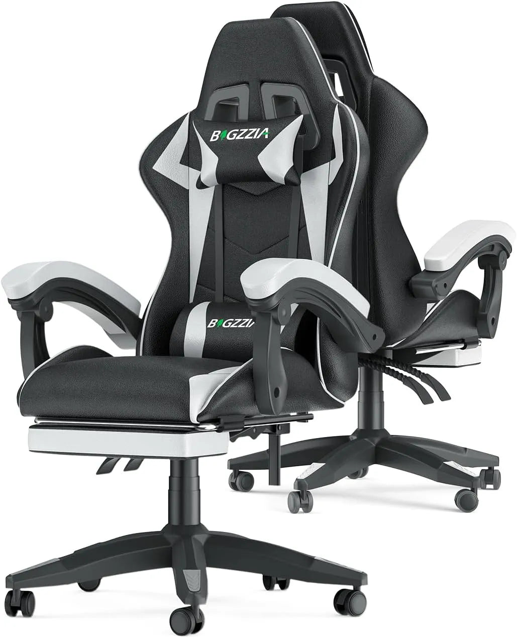 Sedia: per gaming, regolabile, bianco