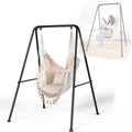 Poltrona e sedia imbottita sospesa — con cuscini, 125 × 125 × 160 cm, 150 kg