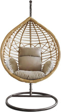 Poltrona sospesa: in polyrattan, uso domestico