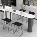 Tavolino da salotto e tavolo basso: 180 × 50 × 105, bianco