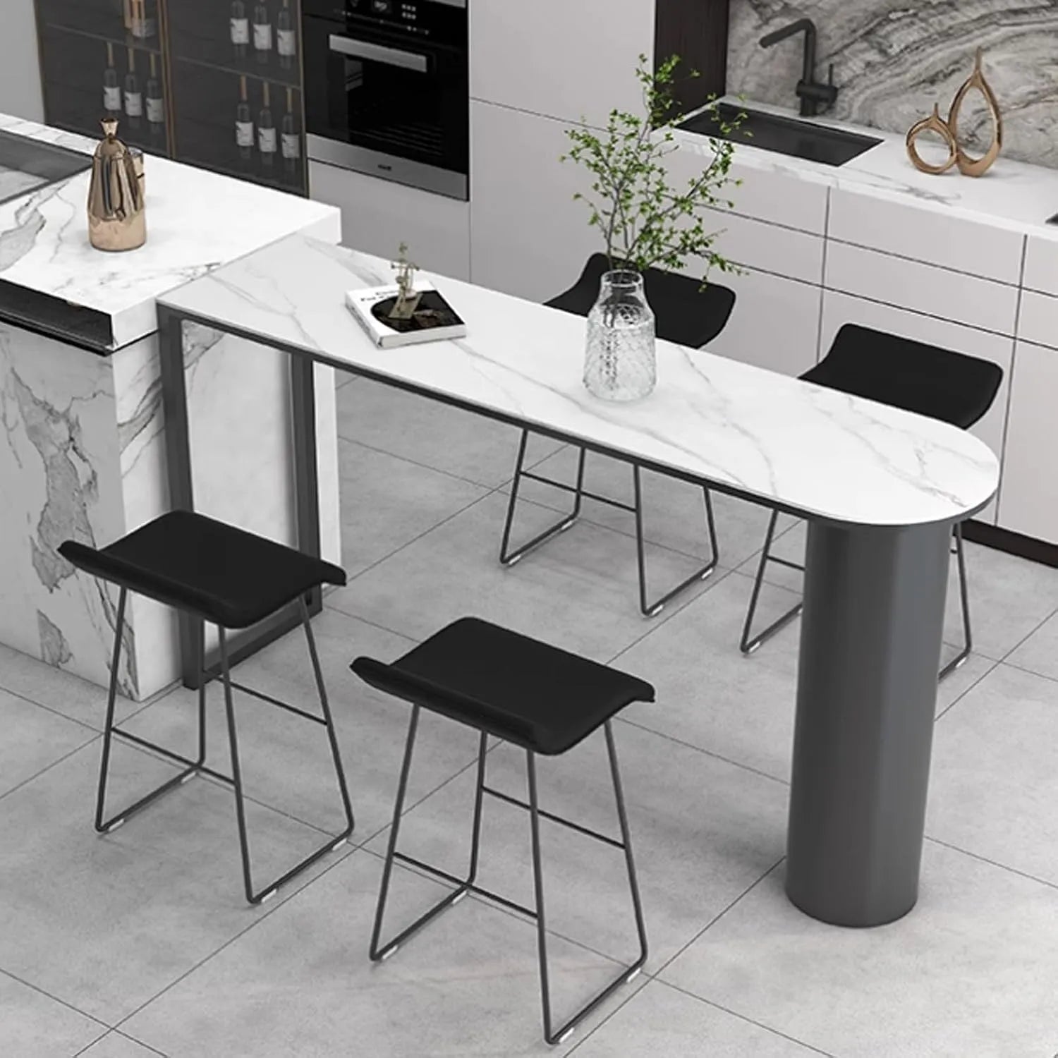 Tavolino da salotto e tavolo basso: 180 × 50 × 105, bianco