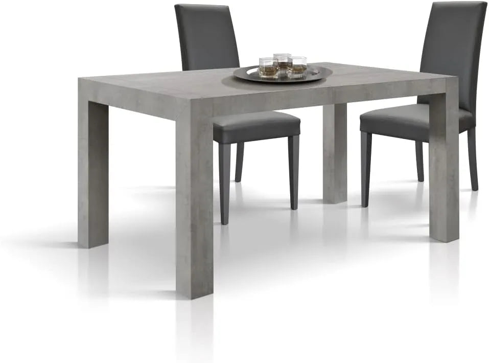 DESIGN Tavolo Allungabile Jolie – id_1797, 160 × 90 × 77 cm, grigio