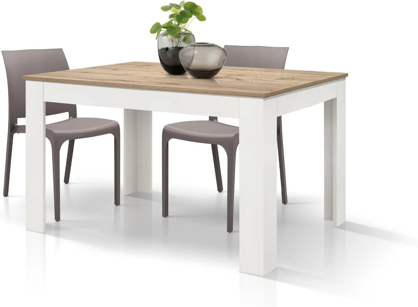 DESIGN Tavolo Allungabile Adriana: id_1990, 120 × 80, bianco