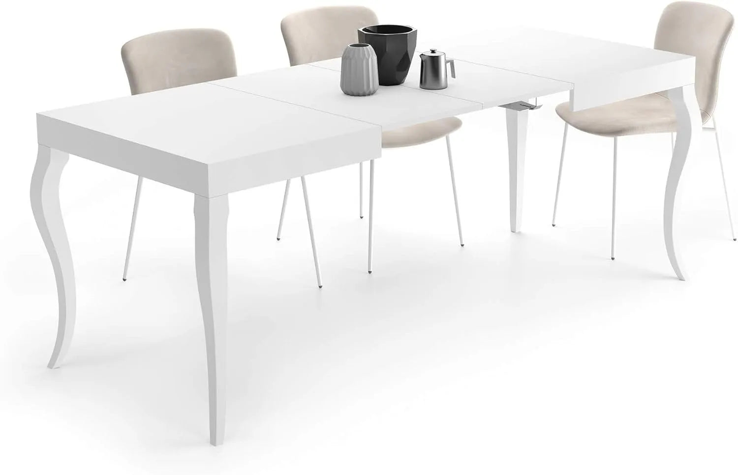 Mobili Fiver Tavolo Allungabile Classico: bianco